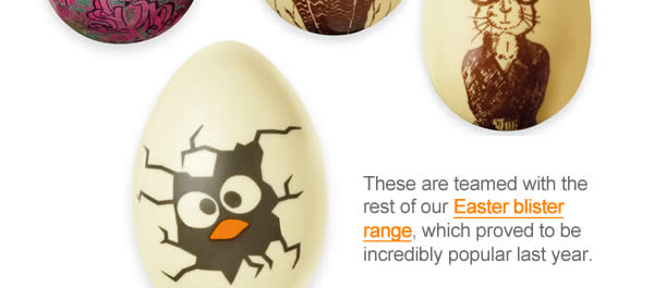 Creating stunning eggs to impress needn’t be complicated with our blister designs 