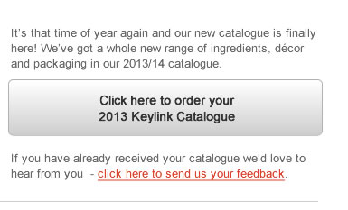 Click here to order your  2013 Keylink Catalogue