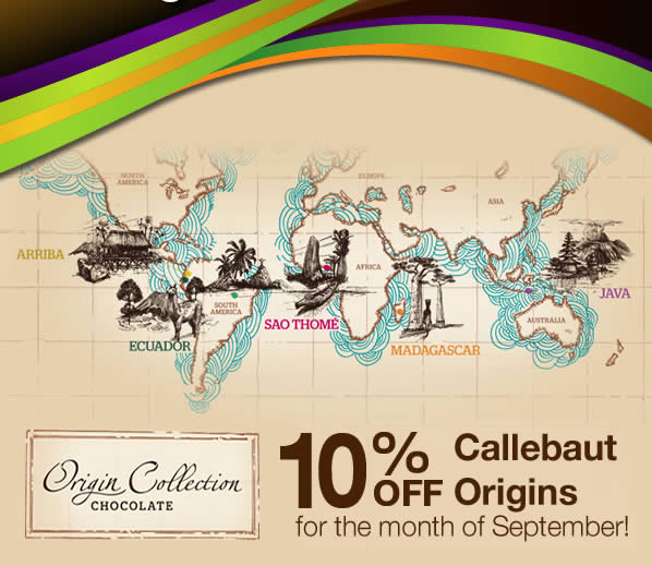 10% Off Callebaut Origins in September!