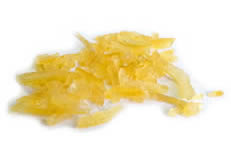Candied Lemon Peel Shavings