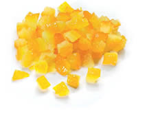 Candied Orange Peel Cubes