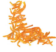 Candied Orange Peel Shavings