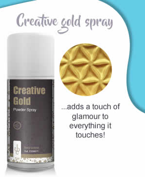 Creative gold spray