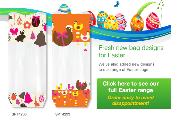 Fresh new bag designs for Easter…