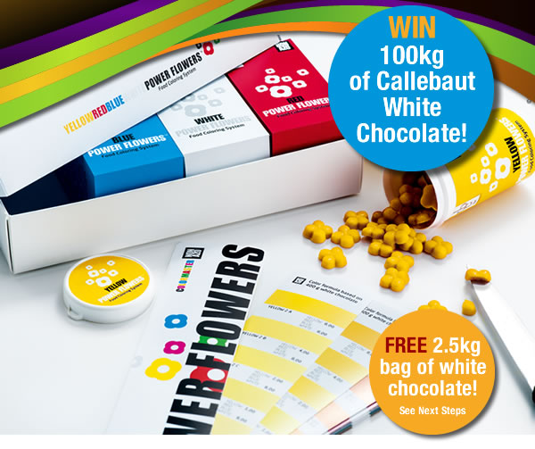 Win 100Kg of Callebaute White Chocolate!