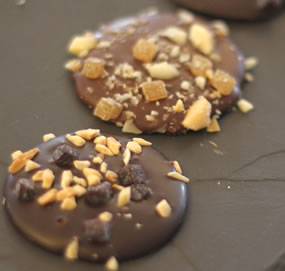 Taura® Gourmet Fruit Pieces on Chocolate Discs
