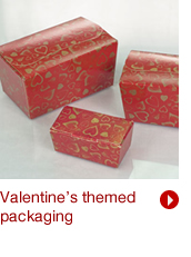 Valentine’s themed packaging
