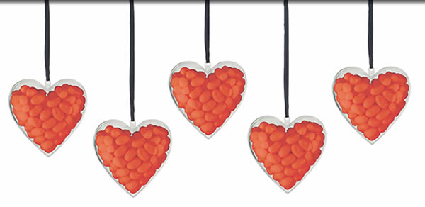 Clear Novelty Heart SHapes