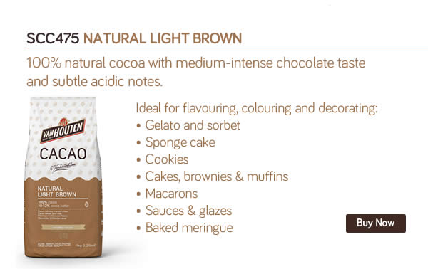 SCC475 NATURAL LIGHT BROWN
100% natural cocoa with medium-intense chocolate taste and subtle acidic notes.  