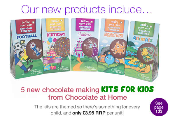 Chocolate lollipop kits for kids