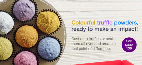 Coloured truffle powders