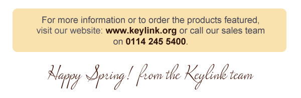 For more information or to order the products featured, visit our website: www.keylink.org or call our sales team on 0114 245 5400.