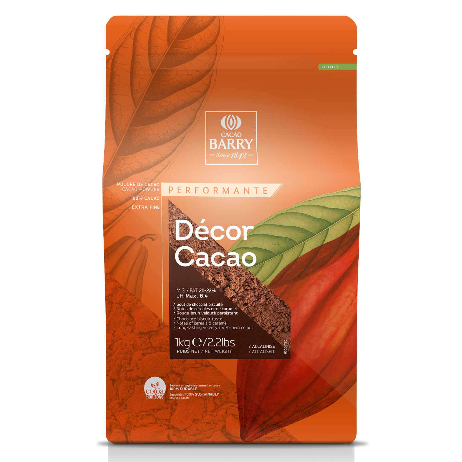 Decor Cocoa Powder by Cacao Barry, available from Keylink in the UK ...