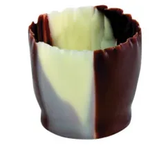 Callebaut Marbled Small Carved Cups