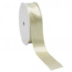 Double Faced Satin Ribbon; Luxury Sparkle Gold