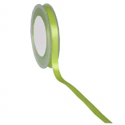 Double Faced Satin Ribbon; Lime Green