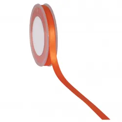 Double Faced Satin Ribbon; Orange