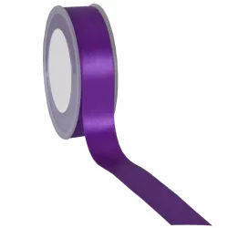Double Faced Satin Ribbon; Purple