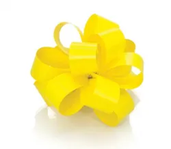 Yellow Pull-bow Ribbon